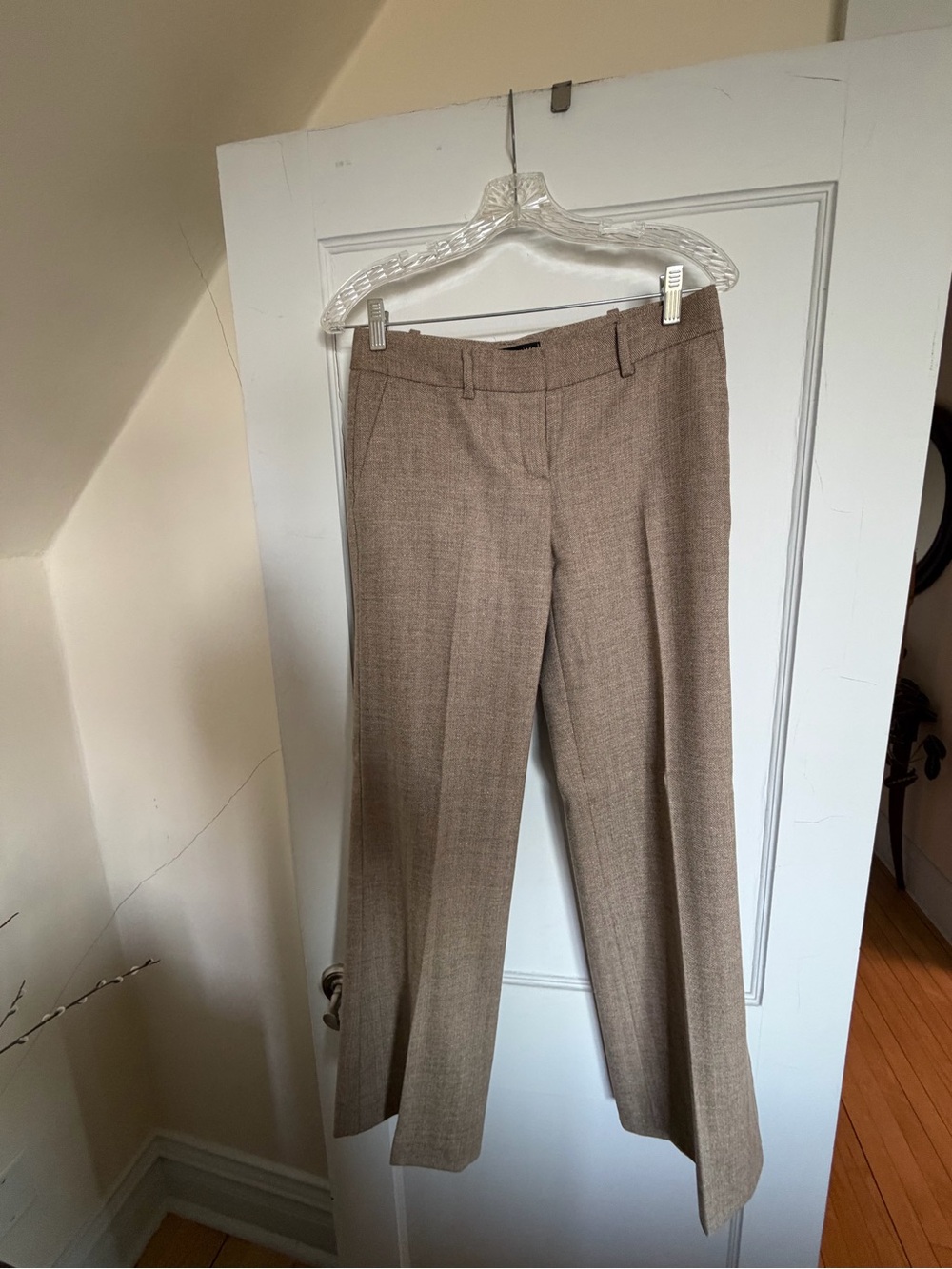 The Limited Taupe/Brown Straight Leg Dress Pants